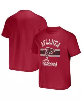 Мужская футболка в полоску из коллекции nfl x darius rucker by red atlanta falcons Fanatics, красный