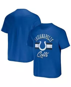 Мужская футболка в полоску NFL x Darius Rucker Collection от Royal Indianapolis Colts Fanatics, синий