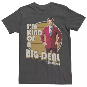Мужская футболка в полоску с портретом в ретро-стиле I'm Kind Of A Big Deal Licensed Character