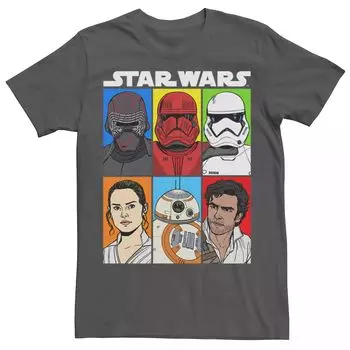 Мужская футболка в сетку с персонажем The Rise of Skywalker Star Wars