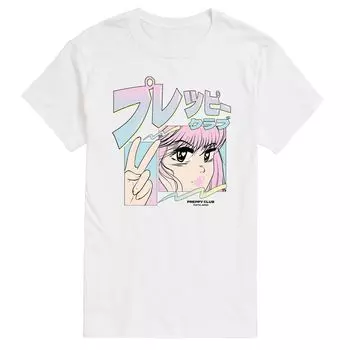 Мужская футболка в стиле аниме Preppy Club Licensed Character