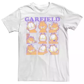 Мужская футболка в стиле ретро Garfield Grid в упаковке Licensed Character