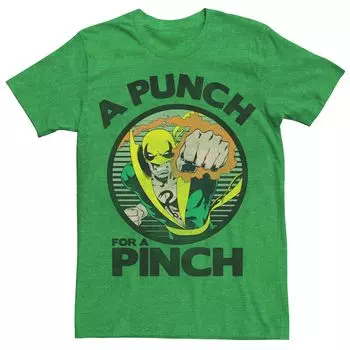 Мужская футболка в стиле ретро с комиксами Marvel Iron Fist Pinch Licensed Character