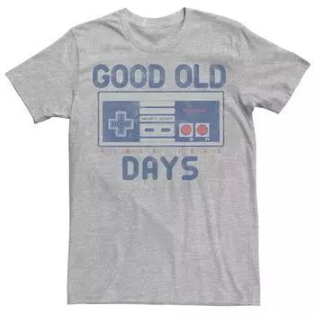 Мужская футболка в стиле ретро с контроллером Nintendo NES Good Old Days Licensed Character