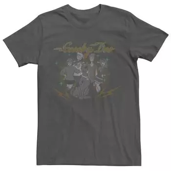 Мужская футболка в стиле ретро с рисунком Scooby Doo Mystery Gang Licensed Character