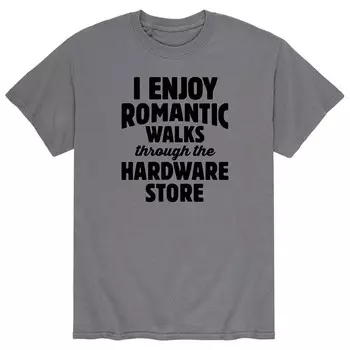 Мужская футболка Walks To Hardware Store Licensed Character, цвет Charcoal