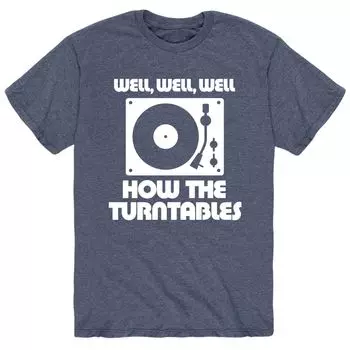 Мужская футболка Well Well Turntables Licensed Character