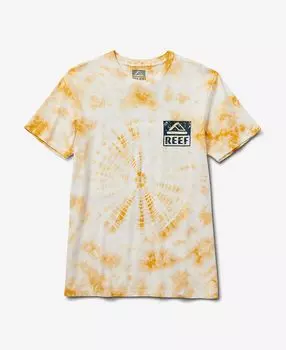 Мужская футболка wellie с коротким рукавом и графикой tie dye REEF, мульти