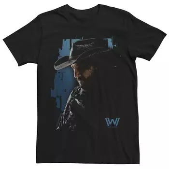 Мужская футболка Westworld Hector Dark Portrait Licensed Character