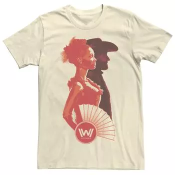 Мужская футболка Westworld West World Fan Photo с настоящим плакатом Licensed Character