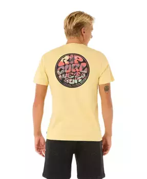 Мужская футболка Wettie Passage Icon Rip Curl, слоновая кость/кремовый