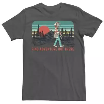 Мужская футболка Where's Waldo Find Adventure Out There Licensed Character