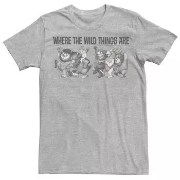 Мужская футболка Where The Wild Things Are Max Parade Title Licensed Character