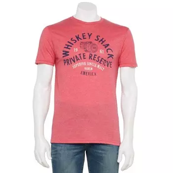 Мужская футболка Whisky Shack Licensed Character, цвет Red Heather