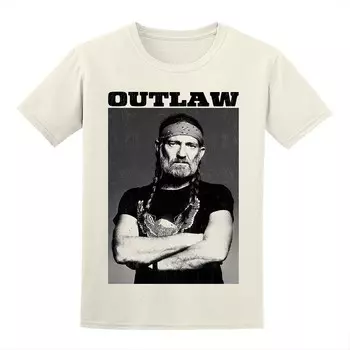 Мужская футболка Willie Nelson Licensed Character, цвет Natural
