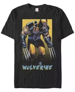 Мужская футболка Wolverine Pop с коротким рукавом и круглым вырезом Fifth Sun, черный