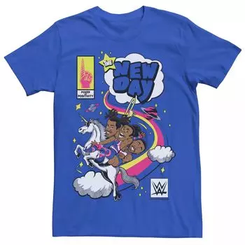 Мужская футболка WWE New Day с плакатом в виде комиксов Licensed Character