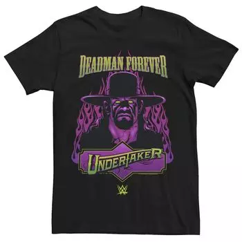 Мужская футболка WWE Undertaker Deadman Forever с градиентным плакатом Licensed Character