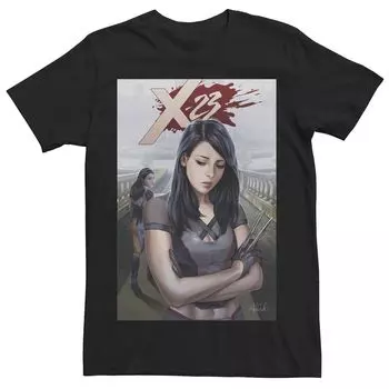 Мужская футболка X-23 Versus Honey Badger с обложкой комиксов и графическим рисунком Marvel