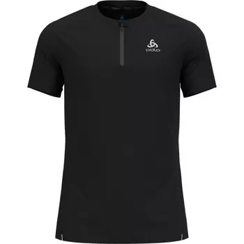 Мужская футболка X-Alp Trail на молнии 1/2 Odlo, черный
