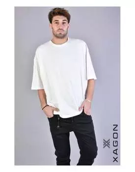 Мужская футболка Xagon белого цвета Xagon Man, бежевый