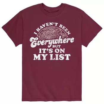 Мужская футболка «Я не был везде» Licensed Character