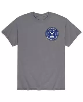 Мужская футболка yellowstone authentic AIRWAVES, серый