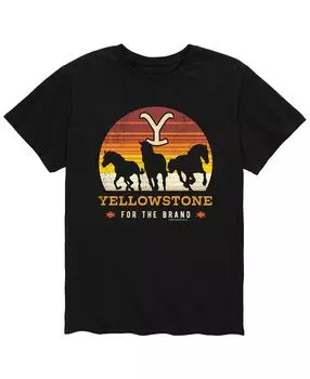 Мужская футболка Yellowstone Horses AIRWAVES