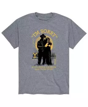 Мужская футболка Yellowstone I'm Sorry AIRWAVES, серый