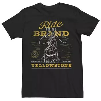 Мужская футболка Yellowstone Ride For The Brand Licensed Character