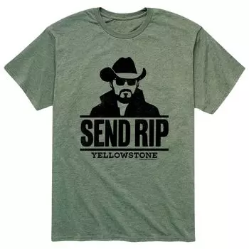 Мужская футболка Yellowstone "Send Rip" Licensed Character