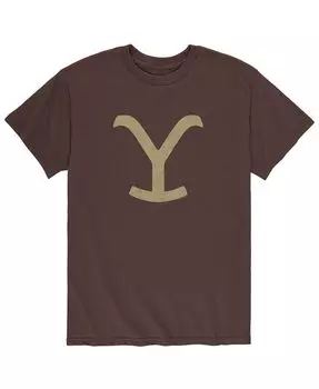 Мужская футболка Yellowstone Y Brand AIRWAVES, коричневый