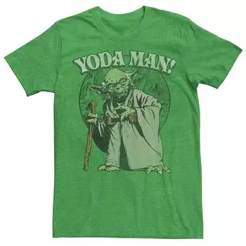 Мужская футболка Yoda Man из «Звездных войн» Licensed Character