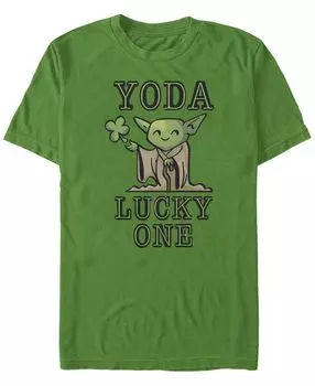 Мужская футболка yoda so lucky с круглым вырезом и короткими рукавами Fifth Sun