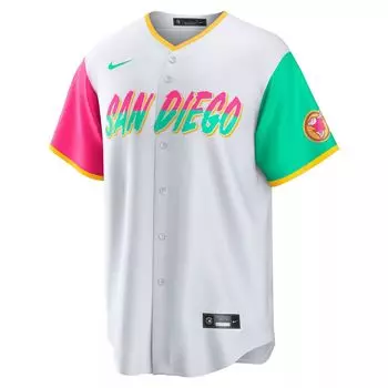 Мужская футболка Yu Darvish White San Diego Padres 2022 City Connect Replica Player Jersey Nike