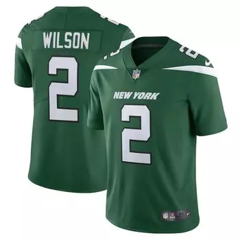 Мужская футболка Zach Wilson Gotham Green New York Jets Vapor Limited Nike