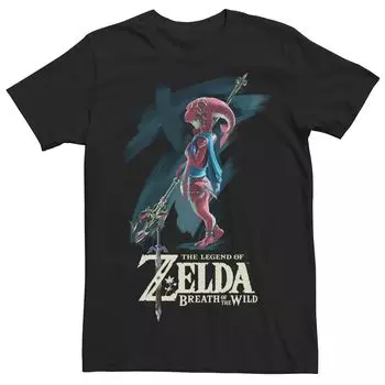 Мужская футболка Zelda Breath of the Wild Mipha Paint Licensed Character