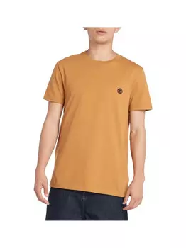 Мужская футболка желтого цвета охры Timberland