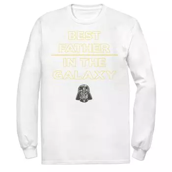 Мужская футболка «Звездные войны Дарт Вейдер» Best Father Galaxy Licensed Character