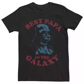 Мужская футболка «Звездные войны Дарт Вейдер» Best Papa Licensed Character