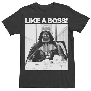 Мужская футболка «Звездные войны Дарт Вейдер как босс» Licensed Character