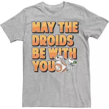 Мужская футболка «Звездные войны DO» и «BB-8 May The Droids Be With You» Licensed Character
