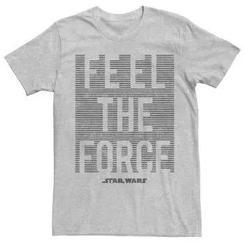 Мужская футболка «Звездные войны Feel The Force» Licensed Character