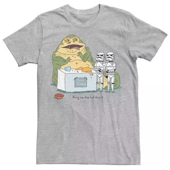 Мужская футболка «Звездные войны» Jabba The Hutt Taco Tuesday «Принеси мне горячий соус» Licensed Character