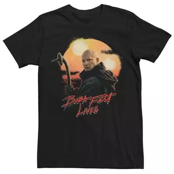 Мужская футболка «Звездные войны: Мандалорец Боба Фетт жив» R14 Star Wars