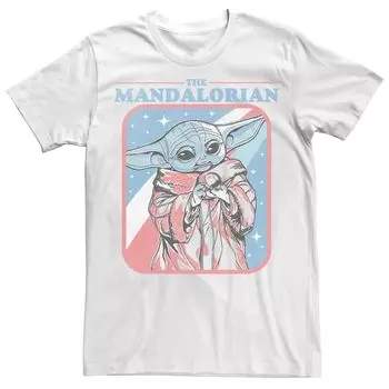 Мужская футболка «Звездные войны: мандалорец Grogu Americana» Licensed Character