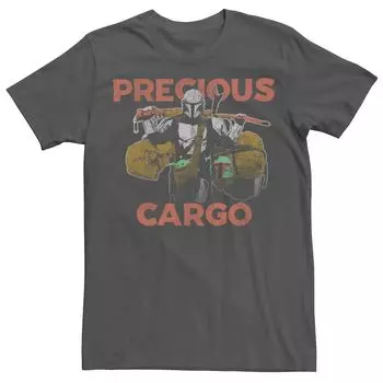 Мужская футболка «Звездные войны: Мандалорец и дитя» My Precious Cargo Licensed Character