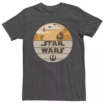 Мужская футболка «Звездные войны: Последний круг джедаев» BB-8 Licensed Character