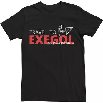 Мужская футболка «Звездные войны: Скайуокер. Восход» Travel To Exegol Licensed Character