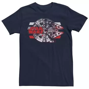 Мужская футболка «Звездные войны: Тысячелетний сокол», Синяя Licensed Character, синий